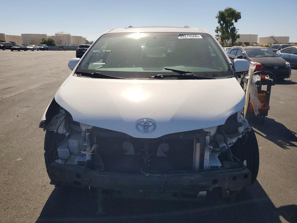 2015 Toyota Sienna VIN 5TDXK3DC4FS559930 COPART salvage auction — FRONT END, Ca - Salvage Certificate, sold $60 on 2026-07-29 (photo 5)
