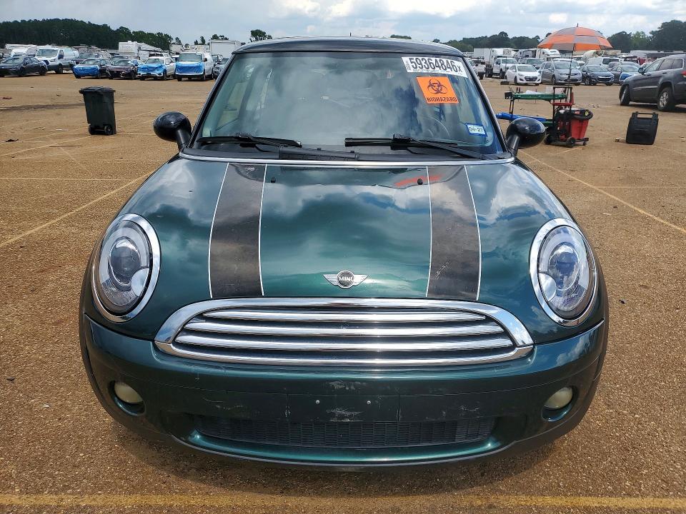 2007 Mini Cooper VIN WMWMF33577TT51325 COPART salvage auction — FRONT END, TX - SALVAGE VEHICLE TITLE (P), sold $150 on 2026-07-13 (photo 5)