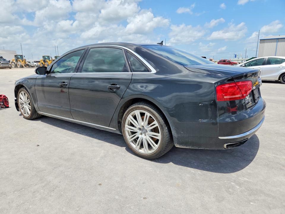 2014 Audi A8 VIN WAUR2AFD7EN006791 COPART salvage auction — FRONT END, Ok - Certificate Of Title, sold $625 on 2026-07-22 (photo 2)