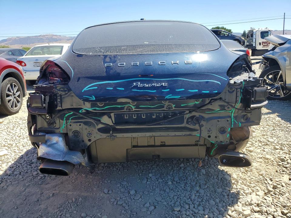 2014 Porsche Panamera VIN WP0AA2A70EL005763 COPART salvage auction — REAR END, Ca - Salvage Certificate, sold $4,600 on 2026-08-11 (photo 6)