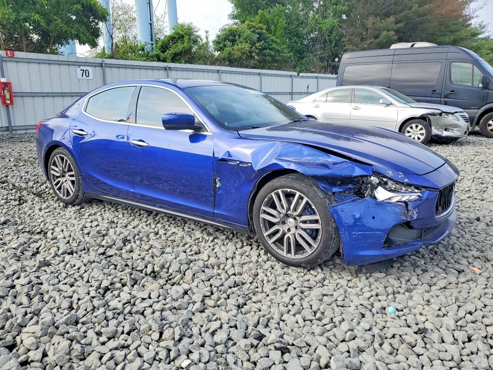 2015 Maserati Ghibli VIN ZAM57RTA0F1135133 COPART salvage auction — FRONT END, Nj - Cert Of Title-Salvage, sold $2,000 on 2026-08-05 (photo 4)