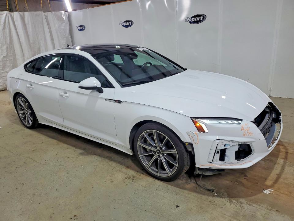 2025 Audi A5 VIN WAUDACF57SA008822 COPART salvage auction — FRONT END, MD - CERTIFICATE OF TITLE (P), sold $17,500 on 2026-07-08 (photo 4)