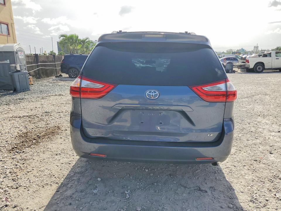 2015 Toyota Sienna VIN 5TDKK3DC5FS624228 COPART salvage auction — FRONT END, Salvage Title, sold $950 on 2026-07-17 (photo 6)