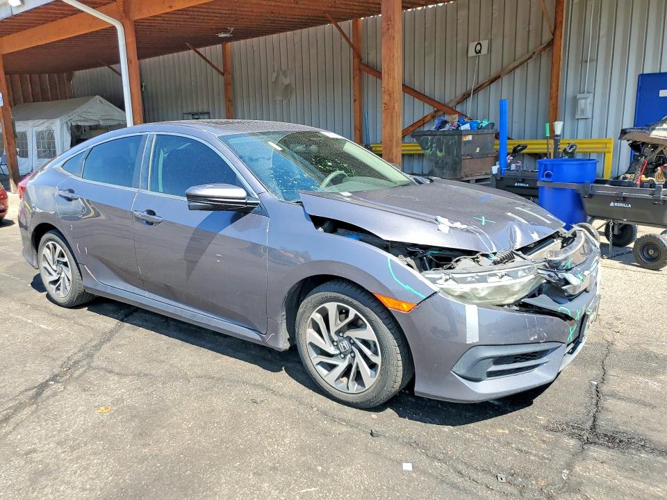 2016 Honda Civic VIN 19XFC2F76GE001964 COPART salvage auction — FRONT END, Co - Public - Salvage Title, sold $650 on 2026-07-30 (photo 4)