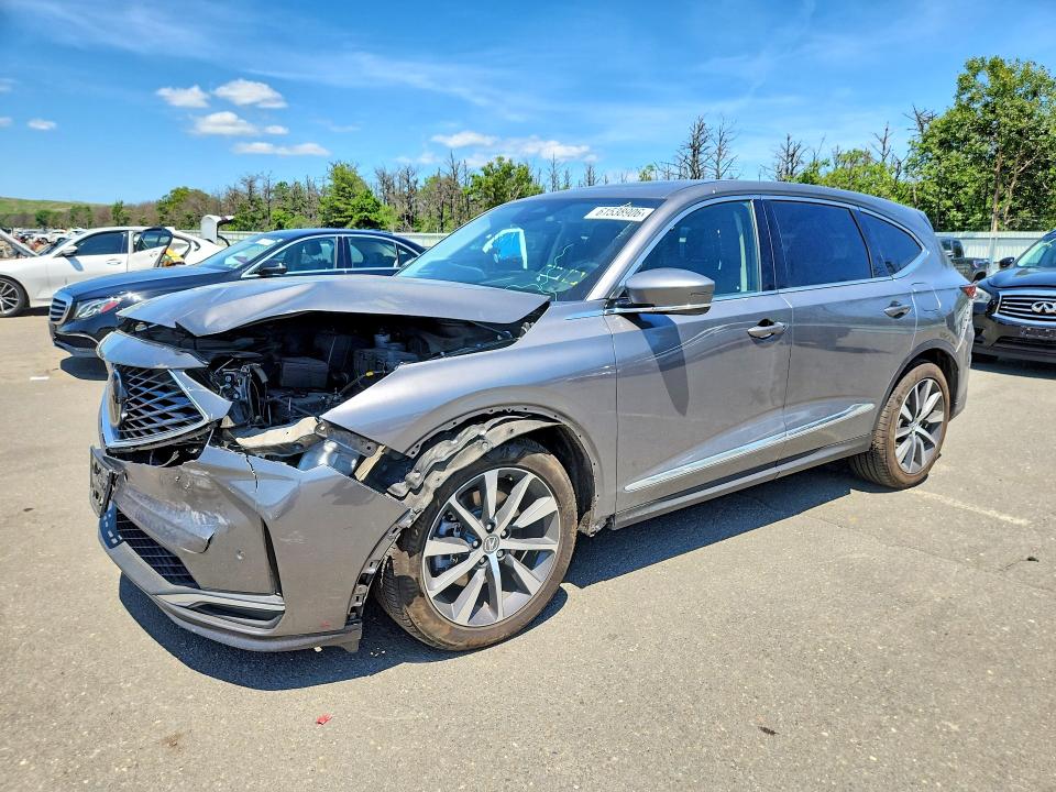 2025 Acura Mdx VIN 5J8YE1H40SL010354 — COPART salvage auction photo