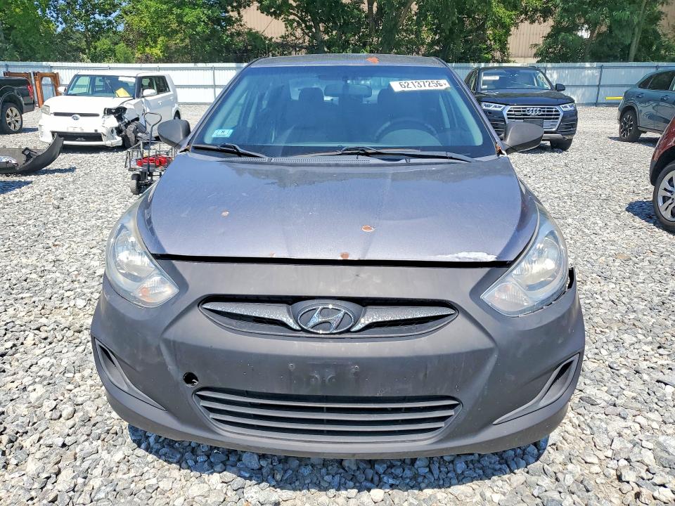 2014 Hyundai Accent VIN KMHCT4AE6EU637878 COPART salvage auction — REAR END, Ma - Cert Of Title-Reconstrctd Coll, sold $400 on 2026-07-31 (photo 5)