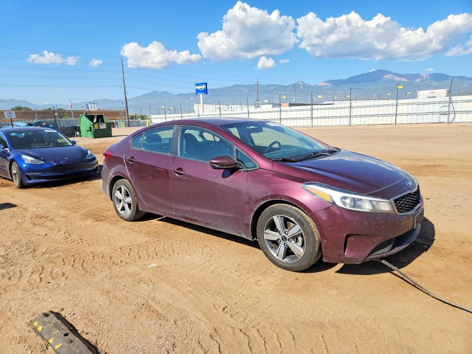 2018 Kia Forte VIN 3KPFL4A71JE259268 COPART salvage auction — FRONT END, CO - DIS/DLR/EXP ONLY CLEAN TITLE, sold $1,550 on 2026-08-03 (photo 4)