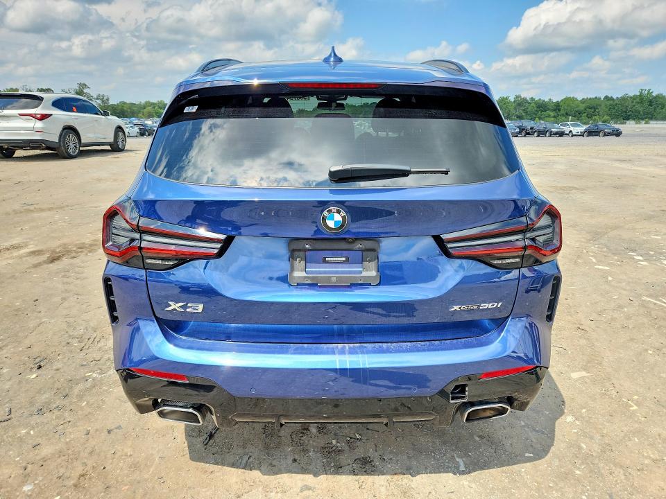 2022 BMW X3 VIN 5UX53DP03N9M07225 COPART salvage auction — FRONT END, VA - CERT OF TITLE - SALVAGE, sold $20,200 on 2026-07-29 (photo 6)