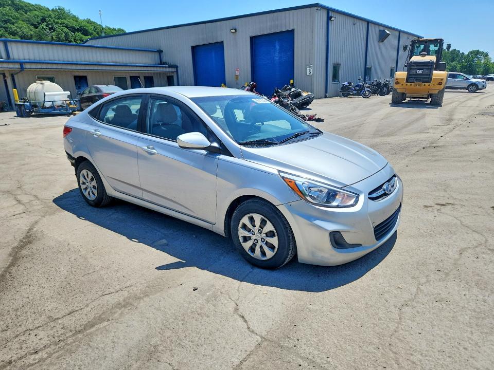 2017 Hyundai Accent VIN KMHCT4AE2HU215532 COPART salvage auction — REAR END, Pa - Certificate Of Salvage, sold $900 on 2026-07-16 (photo 4)