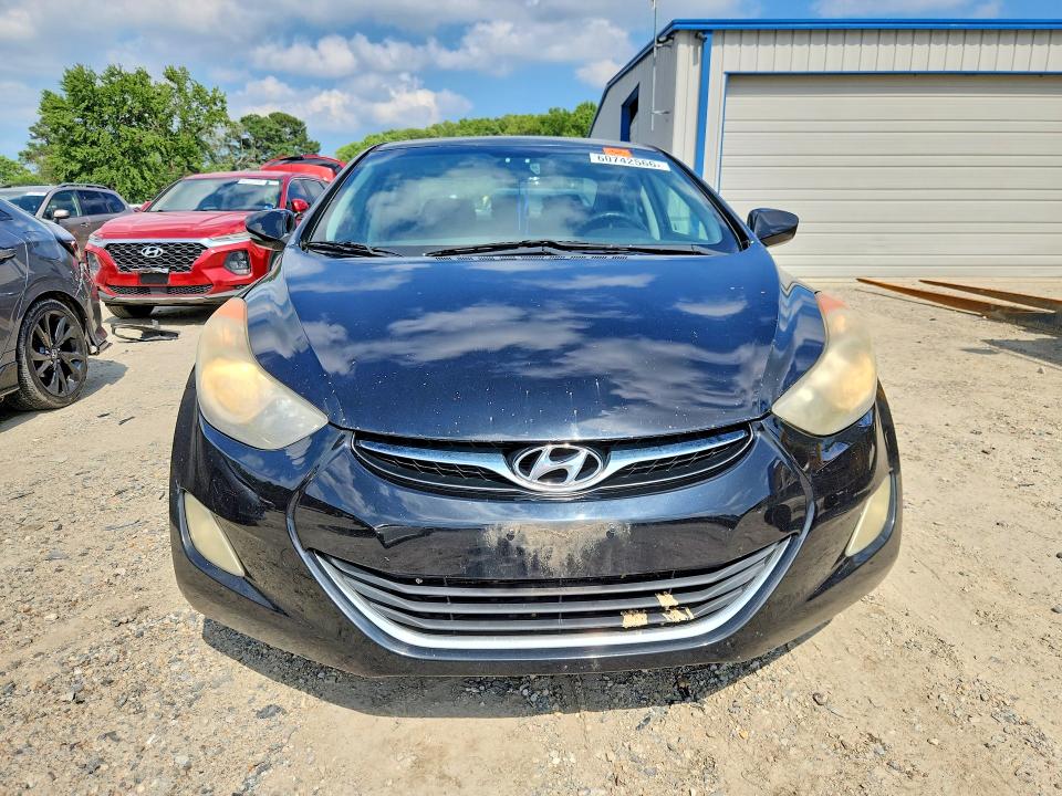 2013 Hyundai Elantra VIN KMHDH4AE8DU611917 COPART salvage auction — REAR END, Va - Cert Of Title - Salvage, sold $100 on 2026-07-28 (photo 5)