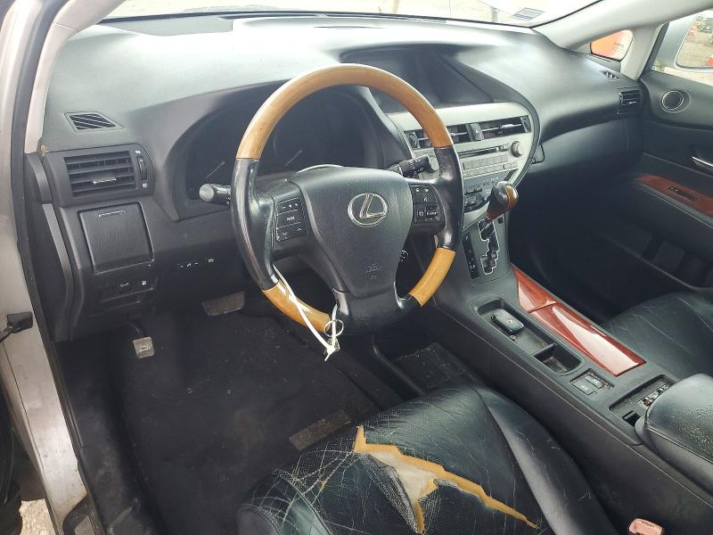 2010 Lexus Rx 350 VIN 2T2BK1BA4AC012069 COPART salvage auction — MECHANICAL, TX - CERTIFICATE OF TITLE, sold $750 on 2026-07-09 (photo 8)