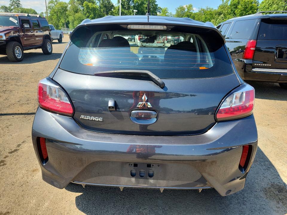 2024 Mitsubishi Mirage VIN ML32AUHJ0RH022950 COPART salvage auction — MINOR DENT/SCRATCHES, Ny - Certificate Of Title (P), sold $1,750 on 2026-07-29 (photo 6)