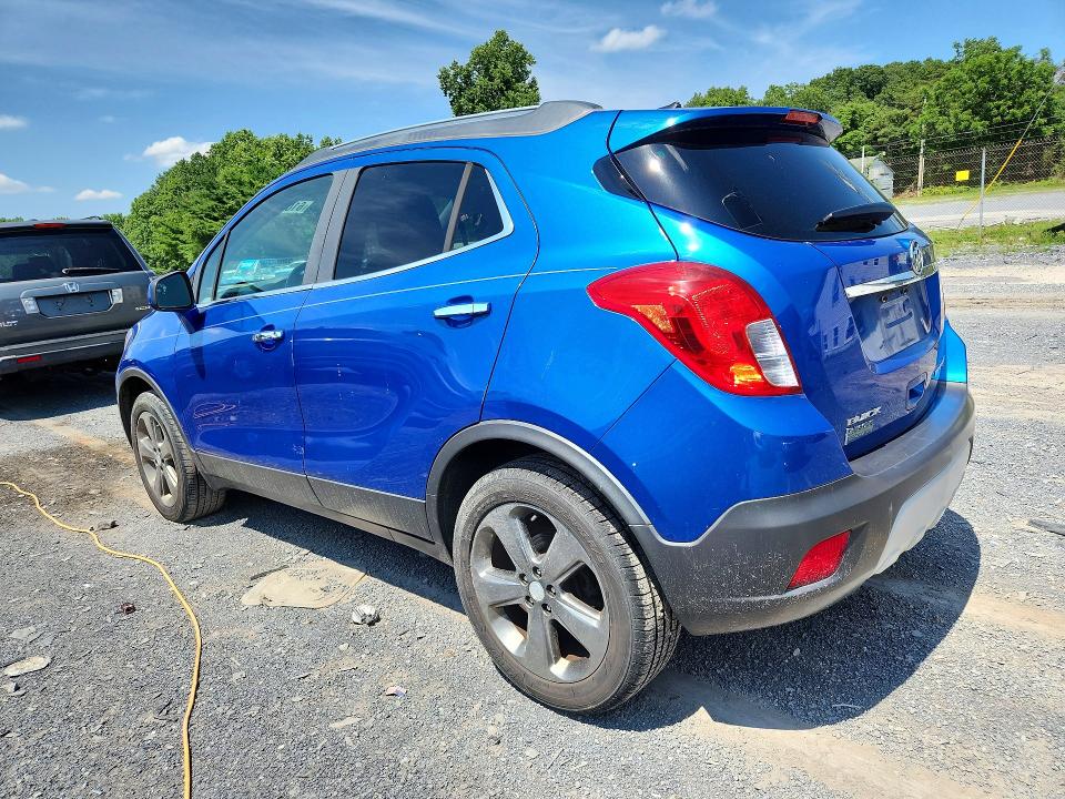 2013 Buick Encore VIN KL4CJFSB8DB153340 COPART salvage auction — REAR END, Pa - Cert Of Title, sold $375 on 2026-07-21 (photo 2)