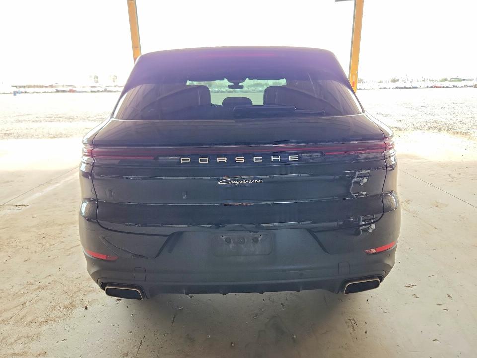 2024 Porsche Cayenne VIN WP1AA2AY6RDA10196 COPART salvage auction — FRONT END, AZ - CERT OF TITLE - SALVAGE, sold $28,500 on 2026-09-04 (photo 6)