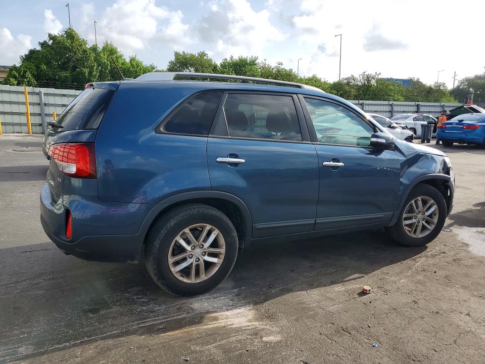 2014 Kia Sorento VIN 5XYKT4A60EG502101 COPART salvage auction — FRONT END, Fl - Cert Of Title Slvg Rebuildable, sold $1,300 on 2026-07-29 (photo 3)