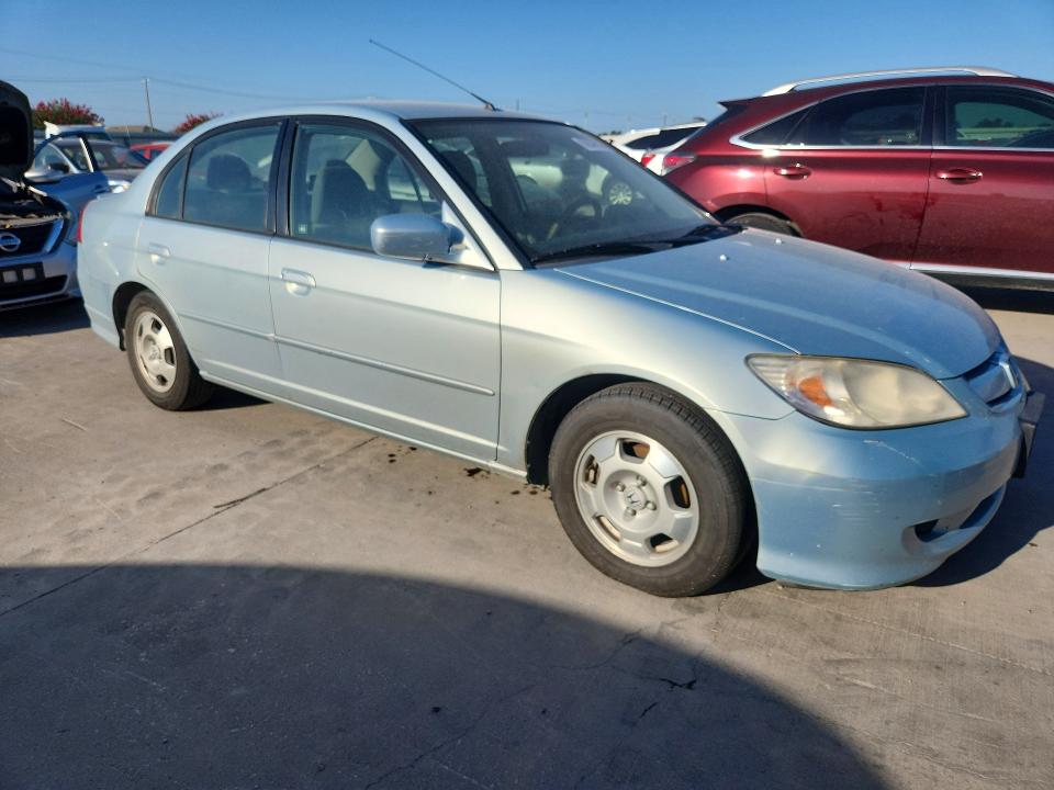 2004 Honda Civic hybrid VIN JHMES96684S017122 COPART salvage auction — SIDE, Tx - Certificate Of Title, sold $150 on 2026-07-30 (photo 4)