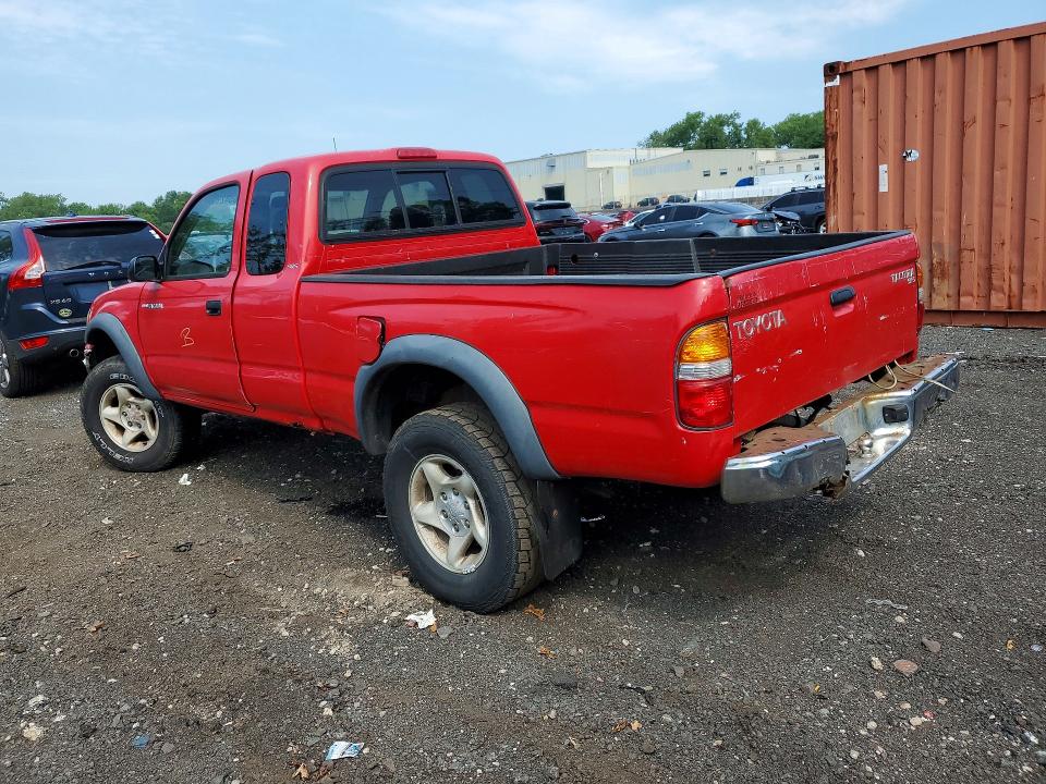 2001 Toyota Tacoma VIN 5TEWM72N11Z847661 COPART salvage auction — MECHANICAL, Ct - Certificate Of Title, sold $1,600 on 2026-07-31 (photo 2)