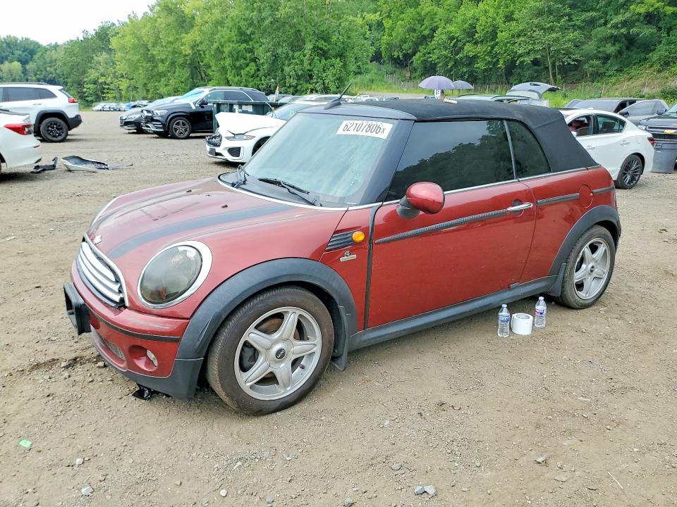 2010 Mini Cooper VIN WMWMR3C50ATZ19087 COPART salvage auction — FRONT END, Az - Cert Of Title - Salvage, sold $450 on 2026-08-06 (photo 1)