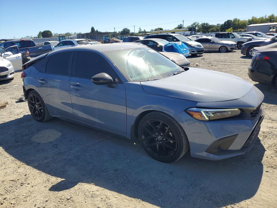 2022 Honda Civic VIN 19XFL2H85NE010772 COPART salvage auction — REAR END, CA - SALVAGE CERTIFICATE, sold $7,000 on 2026-08-25 (photo 4)