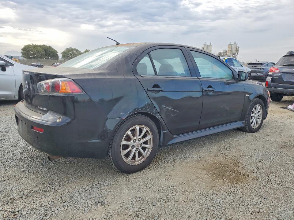 2013 Mitsubishi Lancer VIN JA32U2FU2DU008603 COPART salvage auction — SIDE, CA - DIS/DLR/EXP ONLY CLEAN TITLE, sold $100 on 2026-07-24 (photo 3)