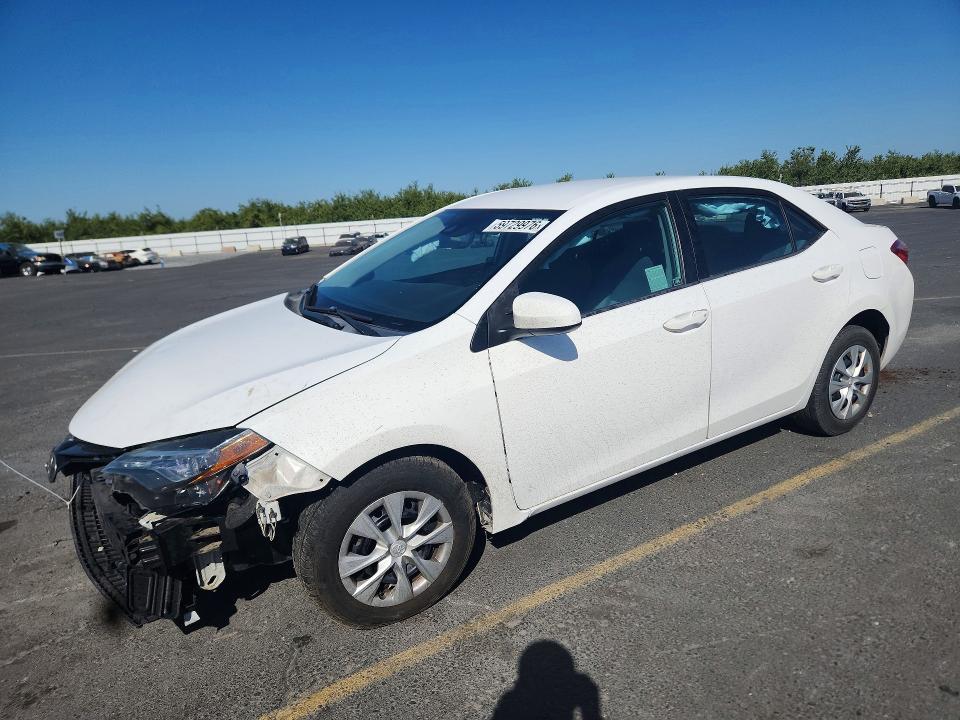 2017 Toyota Corolla VIN 5YFBURHE7HP672611 COPART salvage auction — FRONT END, Salvage Title, sold $2,450 on 2026-07-23 (photo 1)