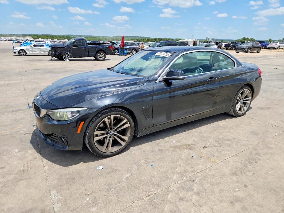 2018 BMW 4er VIN WBA4Z1C57JEC58637 COPART salvage auction — WATER/FLOOD, Tx - Salvage Title-Flood Damage, sold $350 on 2026-07-09 (photo 1)