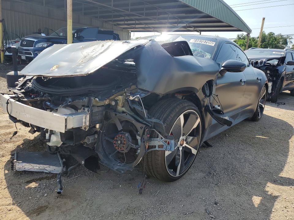 2020 Porsche Taycan VIN WP0AB2Y11LSA54278 — COPART salvage auction photo