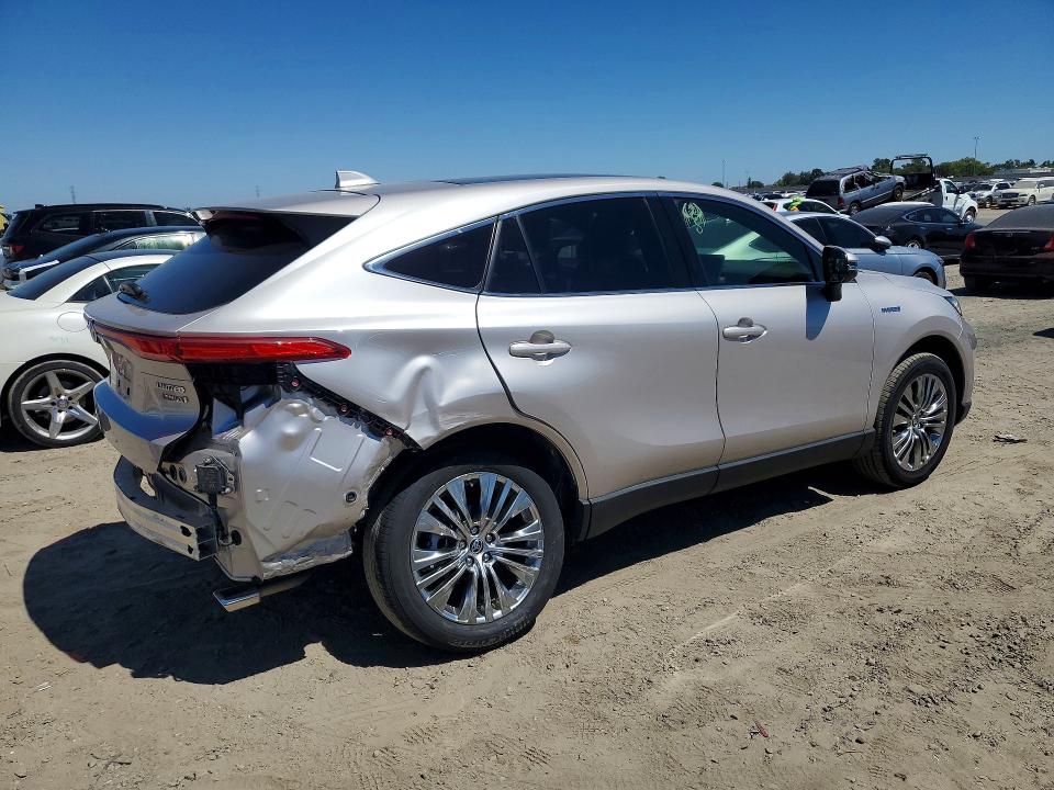 2021 Toyota Venza VIN JTEAAAAH2MJ075211 COPART salvage auction — REAR END, Ca - Salvage Certificate, sold $16,900 on 2026-08-25 (photo 3)