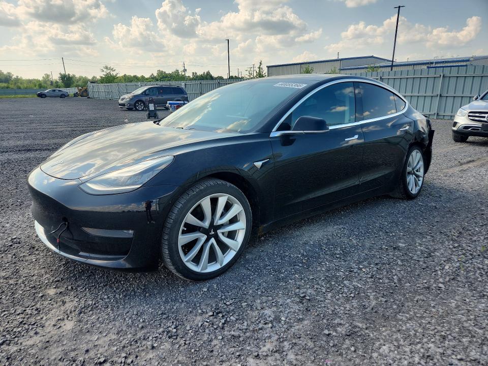 2019 Tesla Model 3 VIN 5YJ3E1EB0KF366074 COPART salvage auction — REAR END, On - Permit No Brand - Unfit, sold $3,000 on 2026-07-28 (photo 1)