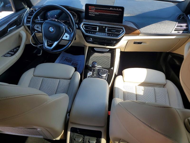 2022 BMW X3 VIN WBX57DP06NN172917 COPART salvage auction — FRONT END, In - Certificate Of Title (P), sold $1,200 on 2026-07-23 (photo 8)