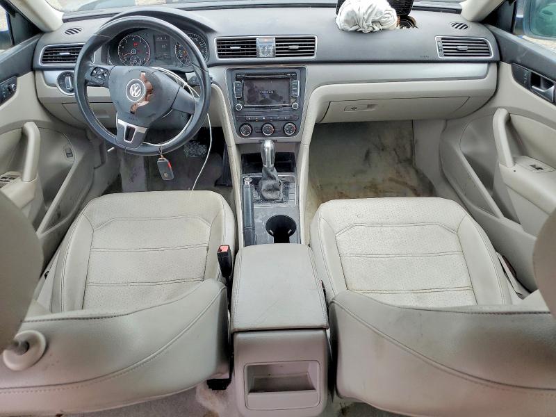 2015 Volkswagen Passat VIN 1VWAS7A30FC080534 COPART salvage auction — FRONT END, TX - SALVAGE TITLE-FLOOD DAMAGE, sold $200 on 2026-07-17 (photo 8)