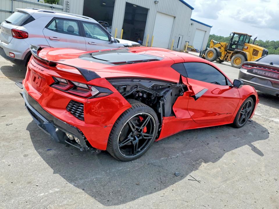 2024 Chevrolet Corvette VIN 1G1YA2D41R5112436 COPART salvage auction — SIDE, Ga - Cert Of Title-Salvage, sold $46,500 on 2026-08-27 (photo 3)