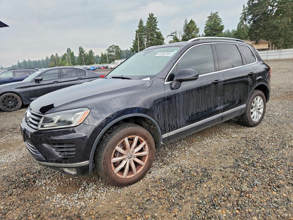 2015 Volkswagen Touareg VIN WVGEP9BP8FD005699 COPART salvage auction — MINOR DENT/SCRATCHES, Wa - Vehicle Cert Of Ownership-Titl, sold $2,350 on 2026-07-28 (photo 1)