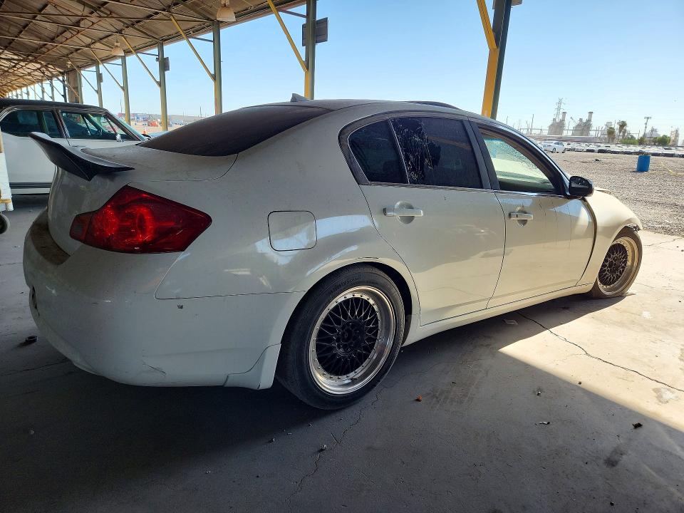 2009 Infiniti G37 VIN JNKCV61E29M012439 COPART salvage auction — FRONT END, AZ - CERT OF TITLE-RESTORED SALVAGE (P), sold $500 on 2026-07-13 (photo 3)
