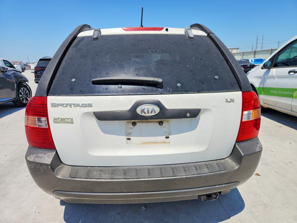 2006 Kia Sportage VIN KNDJF724667198241 COPART salvage auction — MECHANICAL, TX - CERTIFICATE OF TITLE, sold $525 on 2026-07-24 (photo 6)