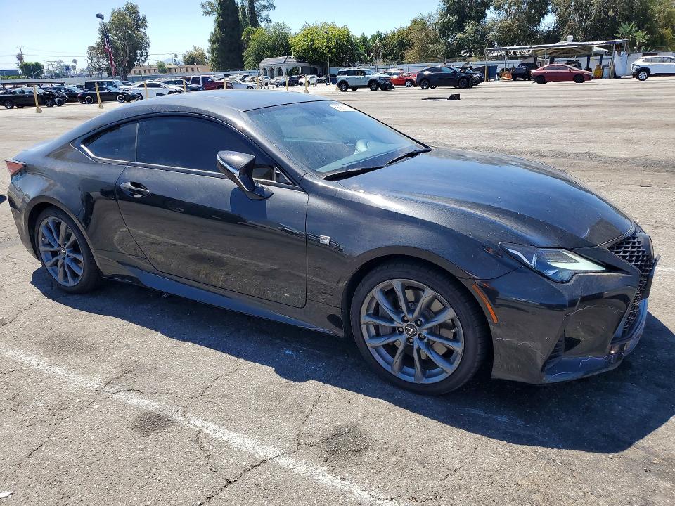 2022 Lexus Rc VIN JTHGA5BC5N5012220 COPART salvage auction — UNDERCARRIAGE, CA - SALVAGE CERTIFICATE, sold $10,600 on 2026-07-28 (photo 4)