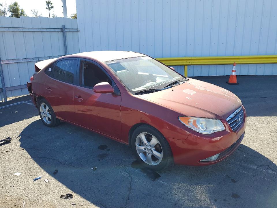 2008 Hyundai Elantra VIN KMHDU46D98U305844 COPART salvage auction — REAR END, CA - SALVAGE CERTIFICATE, sold $575 on 2026-07-17 (photo 4)