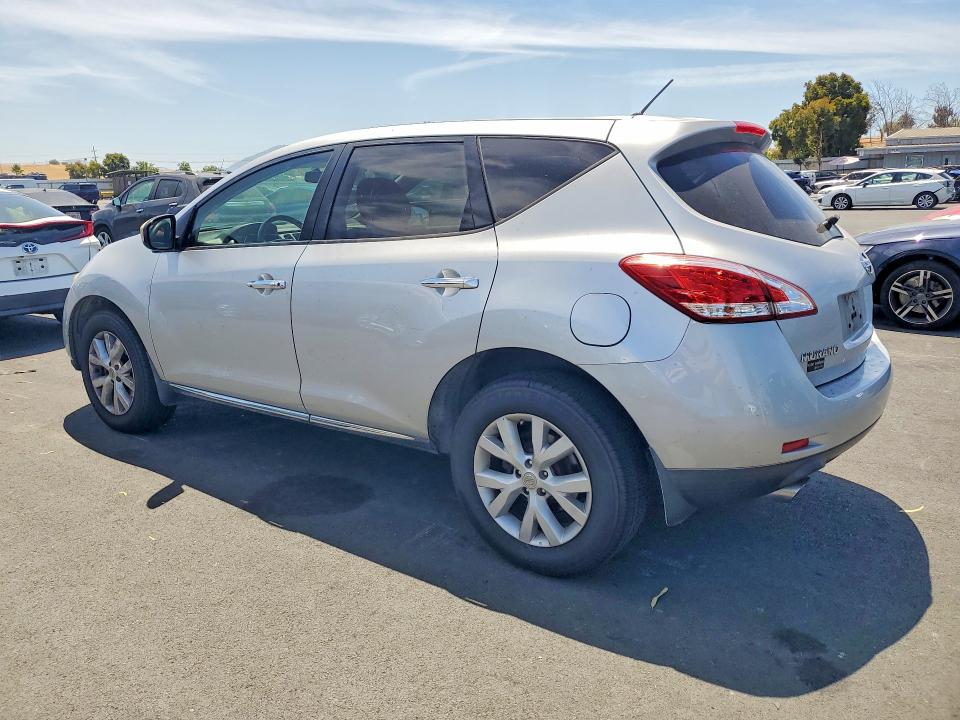 2014 Nissan Murano VIN JN8AZ1MWXEW500870 COPART salvage auction — MINOR DENT/SCRATCHES, Ca - Dis/Dlr/Exp Only Clean Title, sold $175 on 2026-07-20 (photo 2)