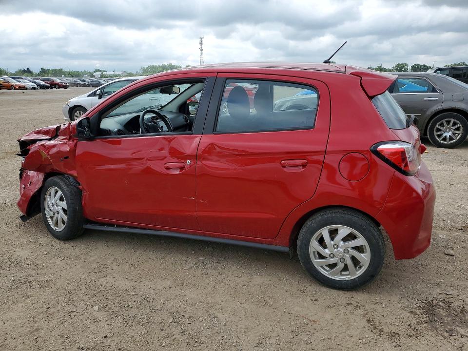2023 Mitsubishi Mirage VIN ML32AUHJ3PH005346 COPART salvage auction — UNDERCARRIAGE, On - Permit Salvage, sold $300 on 2026-07-21 (photo 2)