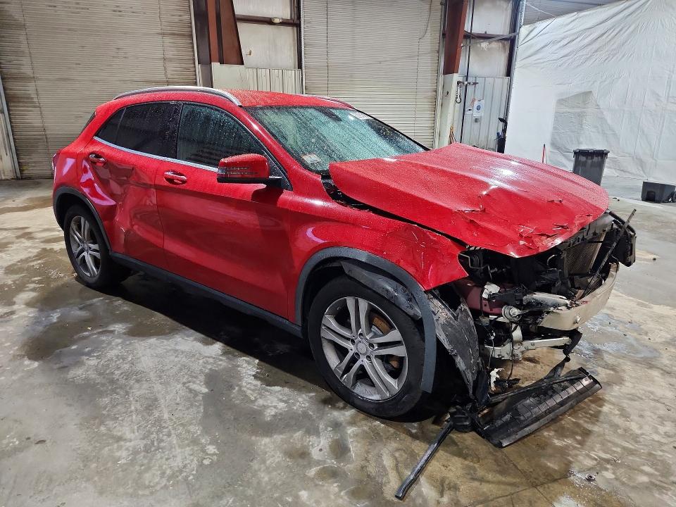 2016 Mercedes-benz Gla-klasse VIN WDCTG4EB9GJ204563 COPART salvage auction — FRONT END, Salvage Title, sold $725 on 2026-08-12 (photo 4)