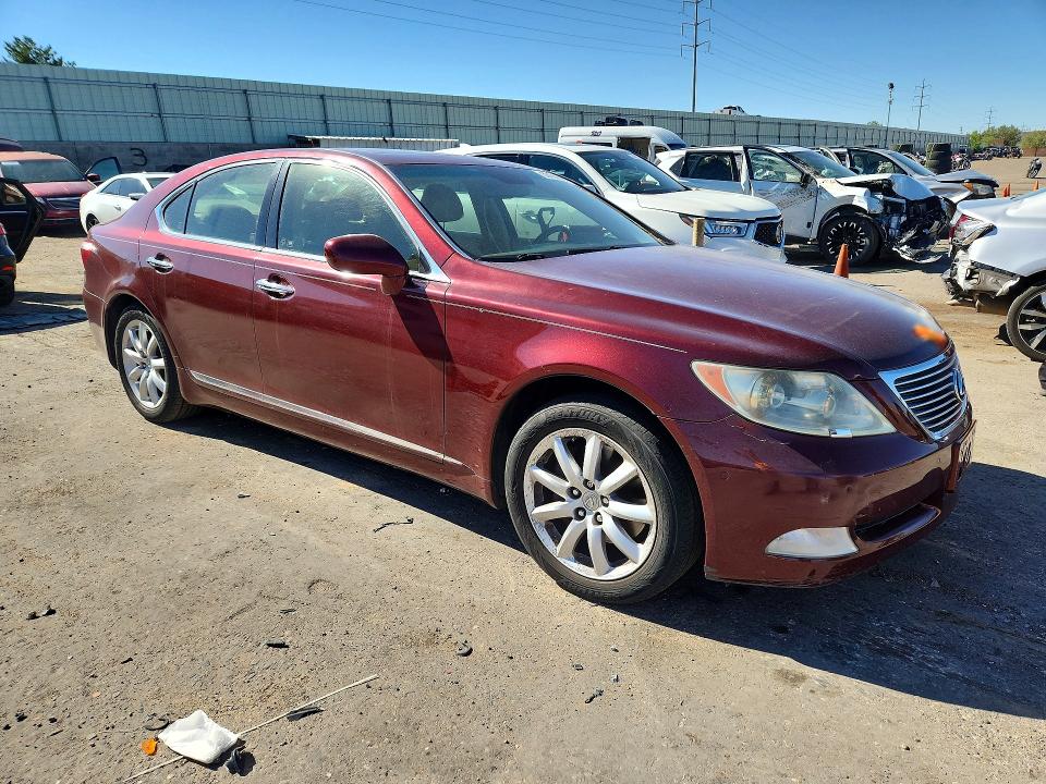 2007 Lexus Ls 460 VIN JTHBL46F875040275 COPART salvage auction — FRONT END, NM - CERTIFICATE OF TITLE (P), sold $250 on 2026-07-21 (photo 4)