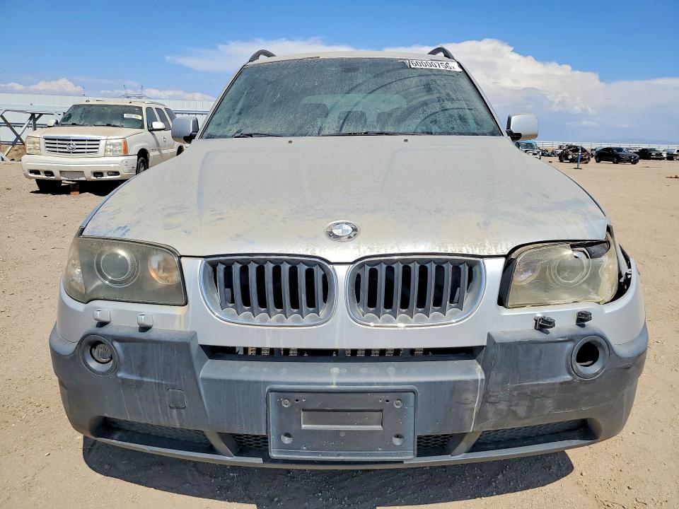 2004 BMW X3 VIN WBXPA93454WA65806 COPART salvage auction — FRONT END, Ca - Dis/Dlr/Exp Only Lien Papers, sold $275 on 2026-07-20 (photo 5)
