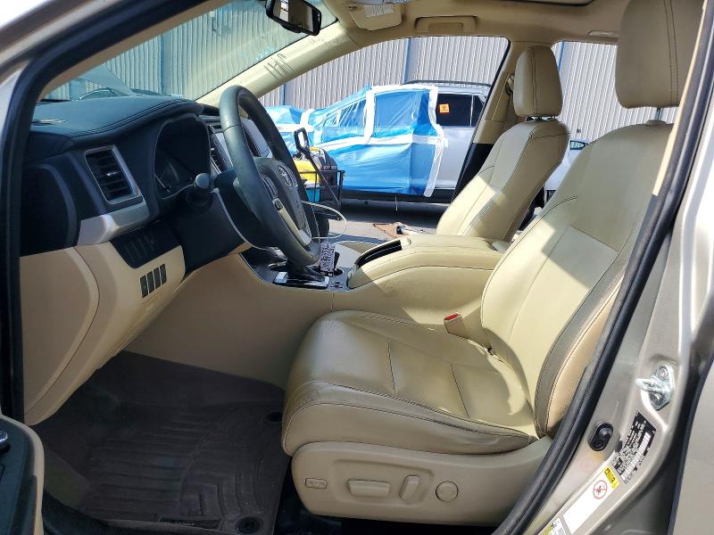 2015 Toyota Highlander VIN 5TDJKRFH8FS112213 COPART salvage auction — SIDE, FL - CERT OF TITLE SLVG REBUILDABLE, sold $275 on 2026-07-27 (photo 7)