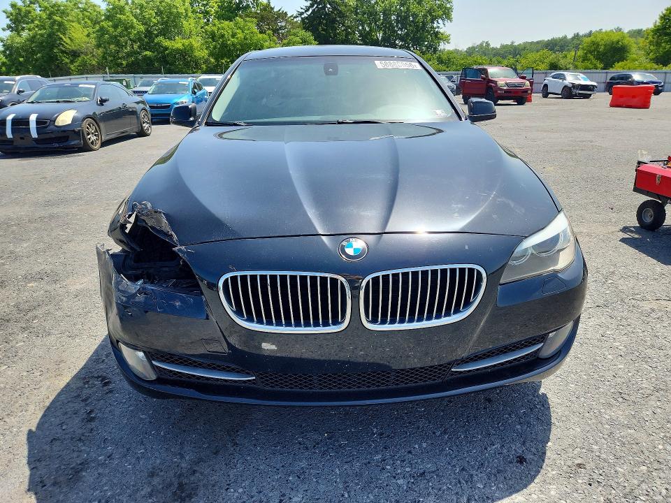 2011 BMW 5 series VIN WBAFR7C58BC267515 COPART salvage auction — FRONT END, Pa - Certificate Of Salvage, sold $3,050 on 2026-08-04 (photo 5)