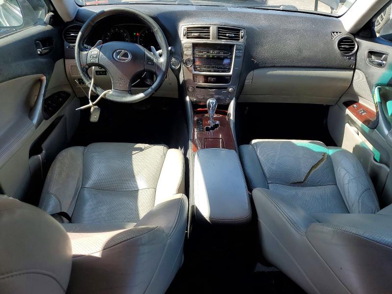 2006 Lexus Is 250 VIN JTHBK262662019672 COPART salvage auction — REAR END, CA - DIS/DLR/EXP ONLY CLEAN TITLE, sold $775 on 2026-07-22 (photo 8)