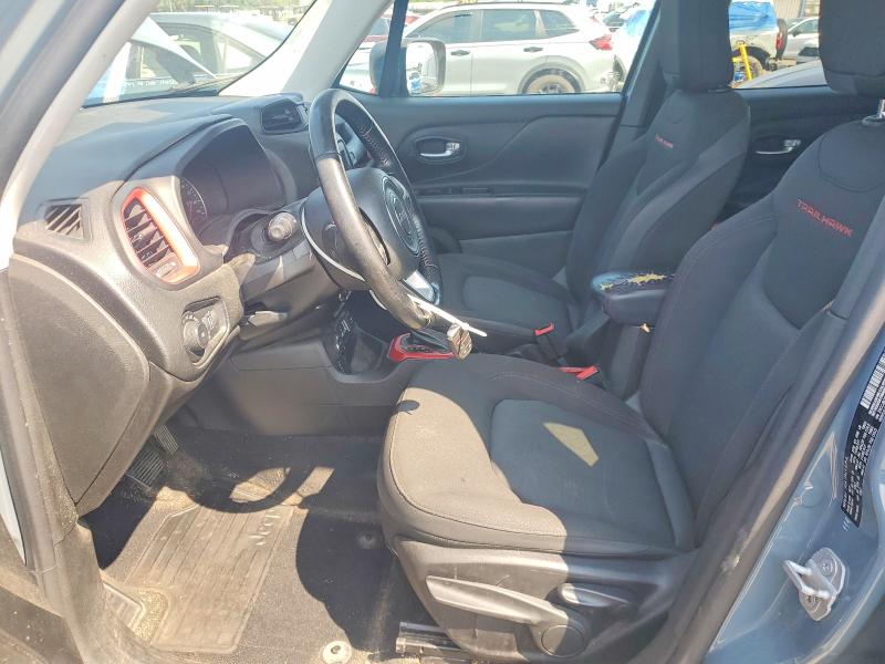 2017 Jeep Renegade VIN ZACCJBCB4HPG37126 COPART salvage auction — FRONT END, Pa - Certificate Of Salvage, sold $750 on 2026-08-14 (photo 7)