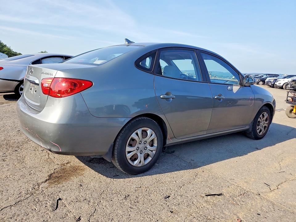 2010 Hyundai Elantra VIN KMHDU4AD7AU952885 COPART salvage auction — FRONT END, Pa - Certificate Of Salvage, sold $400 on 2026-07-24 (photo 3)
