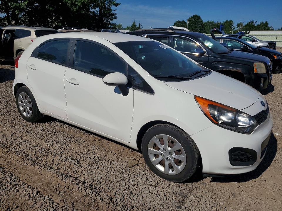 2014 Kia Rio VIN KNADM5A3XE6413654 COPART salvage auction — MINOR DENT/SCRATCHES, Ny - Certificate Of Title, sold $400 on 2026-07-29 (photo 4)