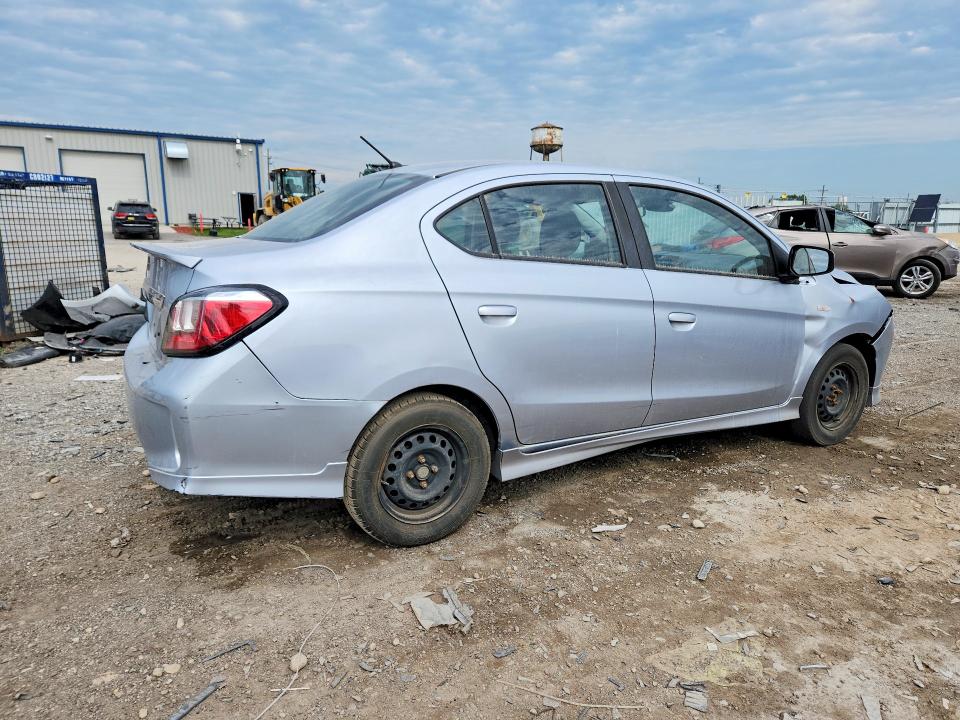 2022 Mitsubishi Mirage VIN ML32FUFJ8NHF09248 COPART salvage auction — FRONT END, In - Certificate Of Title (P), sold $3,150 on 2026-07-29 (photo 3)