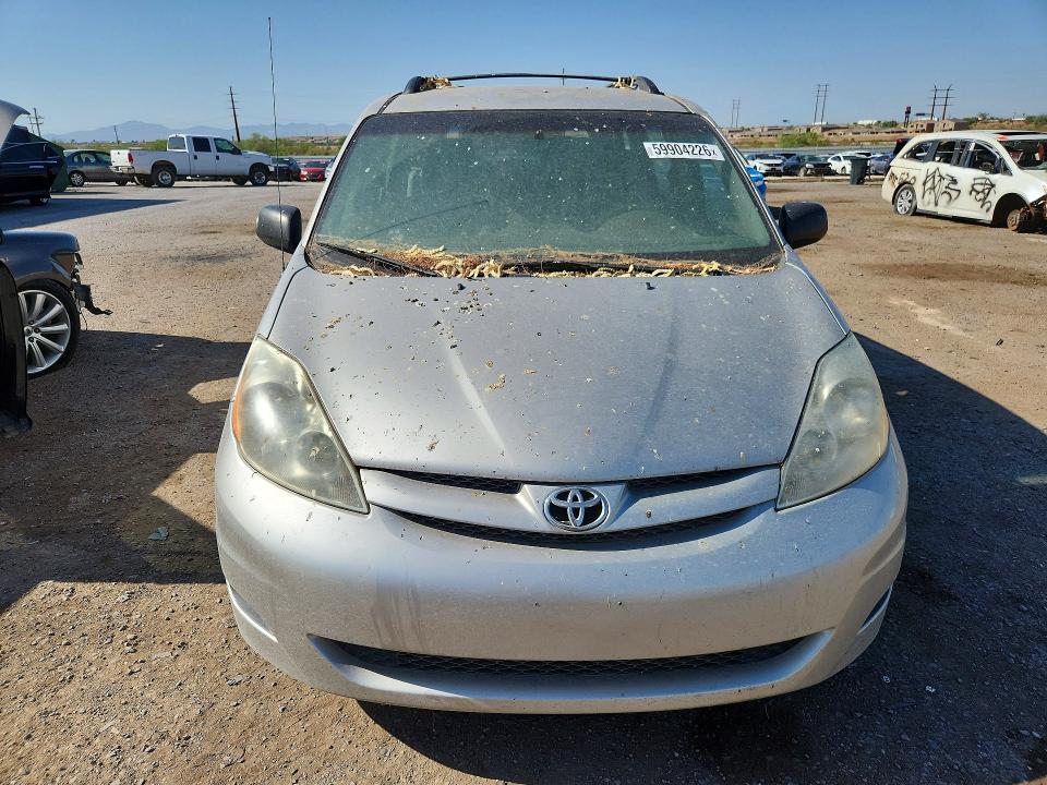 2007 Toyota Sienna VIN 5TDZK23C57S040097 COPART salvage auction — REAR END, AZ - CERT OF TITLE - SALVAGE, sold $450 on 2026-07-17 (photo 5)
